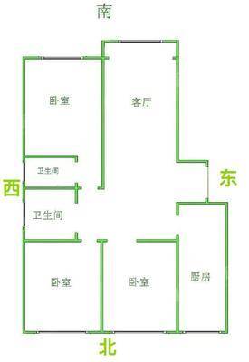 流津时代北区（6）3室2厅2卫120㎡
