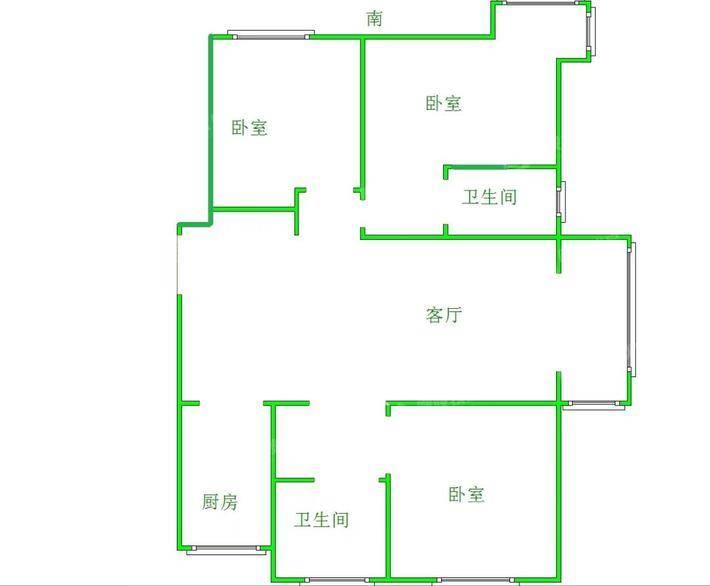 嘉禾一方一期3室2厅2卫139㎡