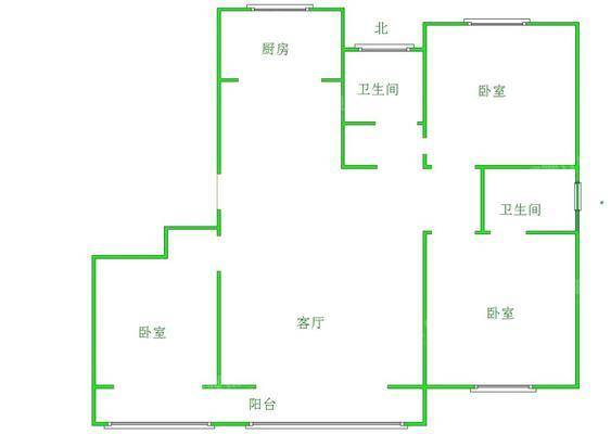 凯德悦澜湾3室2厅2卫115㎡