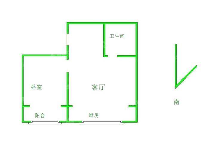 宏宇城（A区）1室1厅1卫54㎡