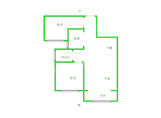 禧福荷堂C区2室2厅1卫89㎡