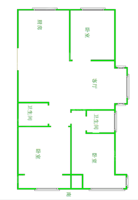 信友城市之光3室2厅2卫132㎡