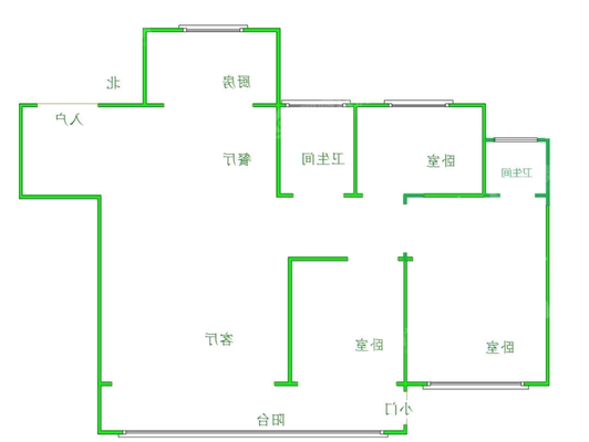 吾悦华府3室2厅2卫123㎡