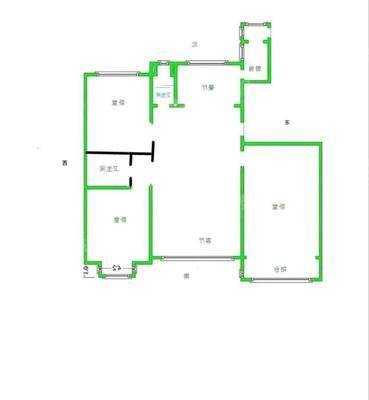 天成郡府东区3室2厅2卫136㎡