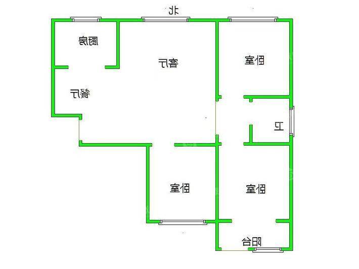 东方世纪城南区3室2厅2卫108㎡