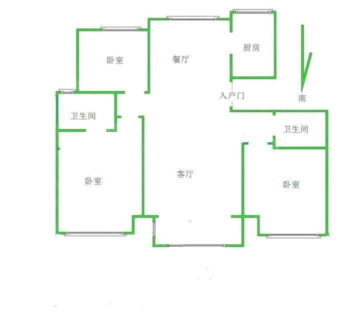 颐和庄园（三期A区）3室2厅2卫136㎡