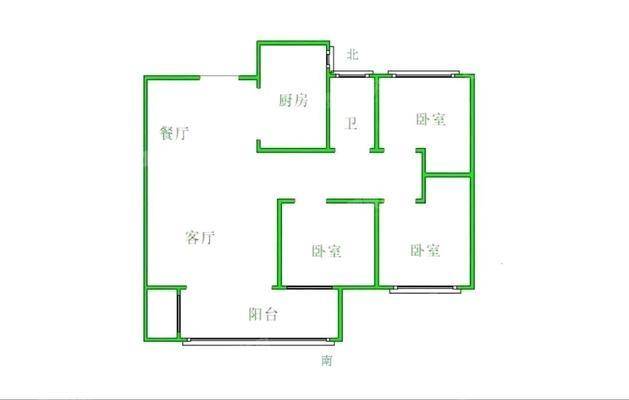 颐和新园3室2厅1卫102㎡