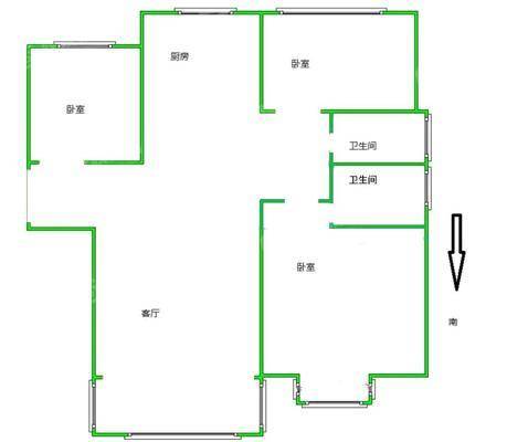 凤凰城（B区）3室2厅2卫119㎡