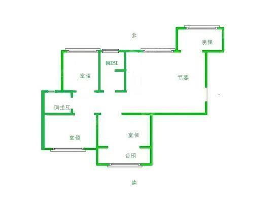 东方世纪家园3室2厅2卫123㎡