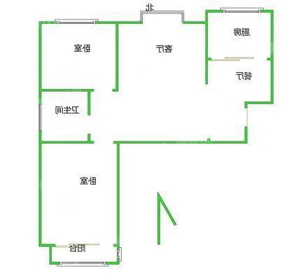 颐和文园西院2室2厅1卫105㎡