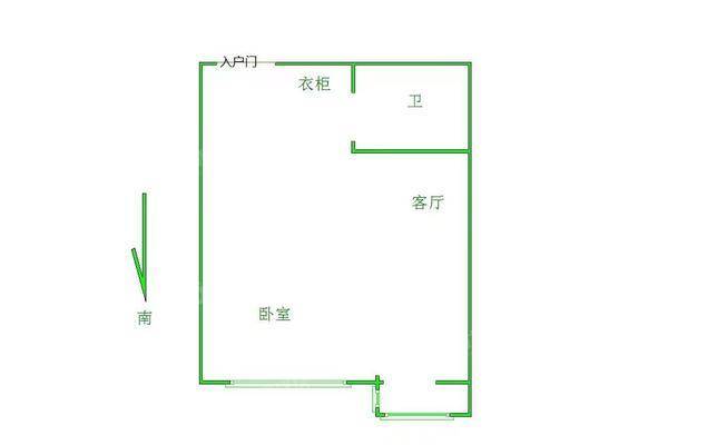 金鼎领域1室1厅1卫50㎡