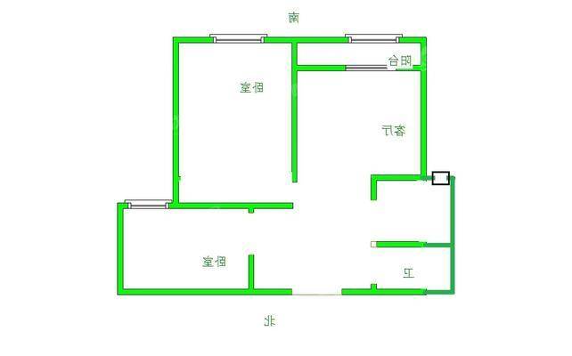 摩卡小镇2室2厅1卫88㎡