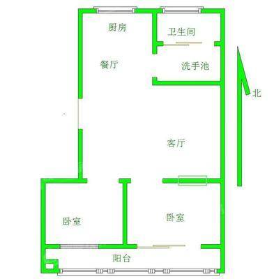 隆华小区（二塑）2室2厅1卫93㎡