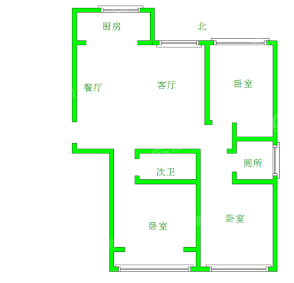 万泰丽景东区3室2厅2卫129㎡