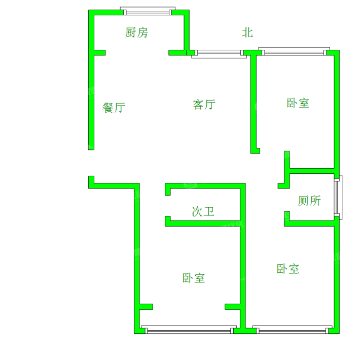 万泰丽景东区3室2厅2卫129㎡