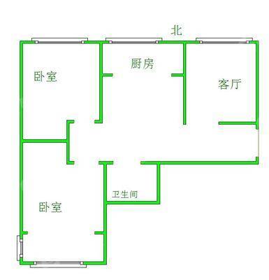 世纪家园2室1厅1卫87㎡