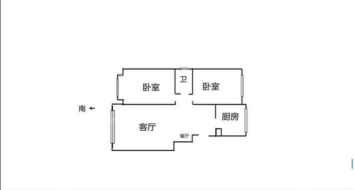天成名著三期2室2厅1卫92㎡