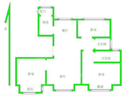 皇家壹里（A区）3室2厅2卫136㎡