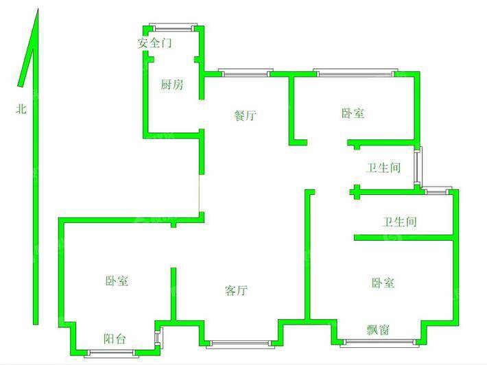 皇家壹里（A区）3室2厅2卫136㎡