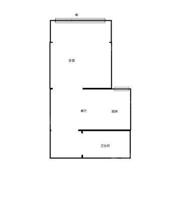 禧福荷堂D区1室1厅1卫46㎡
