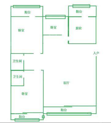 成龙小区3室2厅2卫138㎡