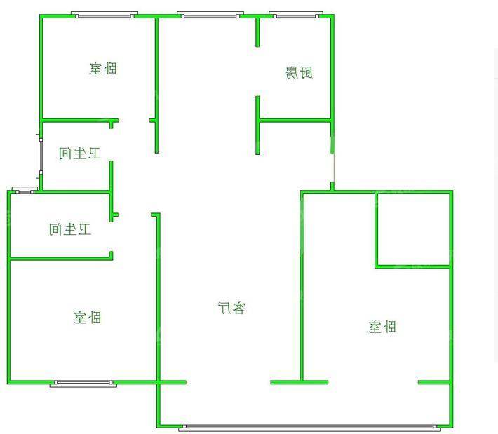 新城玺樾春秋3室2厅2卫124㎡