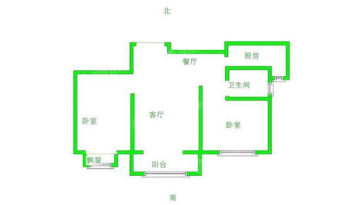 嘉禾一方一期2室2厅1卫98㎡