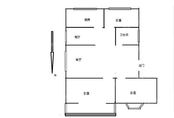 仁和居3室2厅1卫102㎡