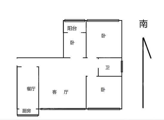 禧福荷堂D区3室1厅1卫101㎡
