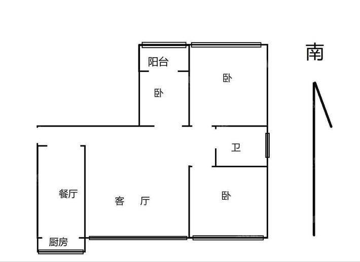 禧福荷堂D区3室1厅1卫101㎡