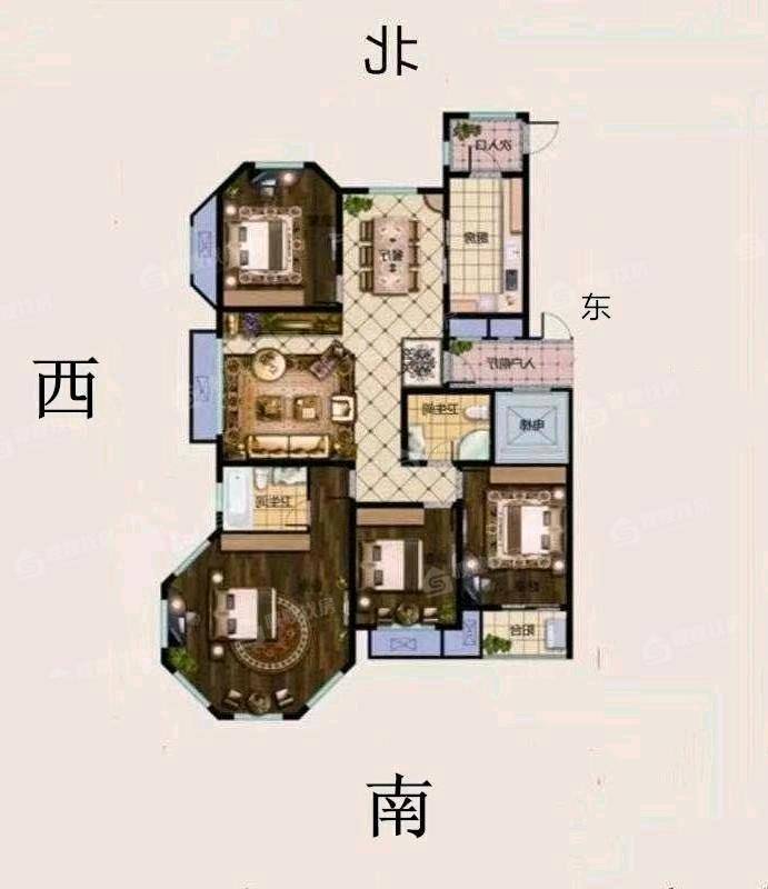 万泰丽景东区4室2厅2卫184㎡