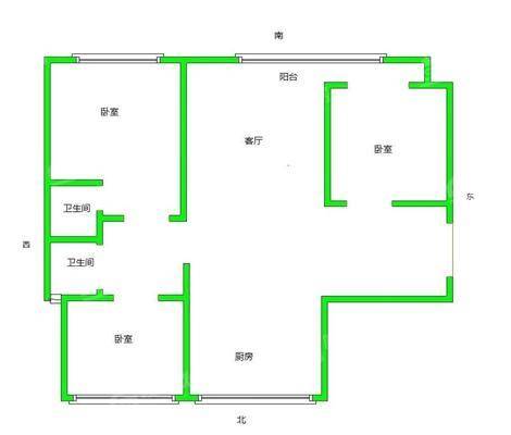 颐和君悦府3室2厅2卫125㎡