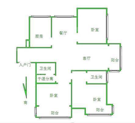 阿尔卡迪亚锦绣天地B区3室2厅2卫131㎡