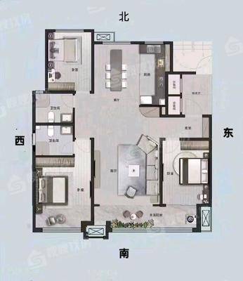 颐和尚城二区3室2厅2卫139㎡