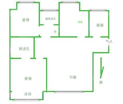 阿尔卡迪亚锦绣天地B区3室2厅2卫95㎡