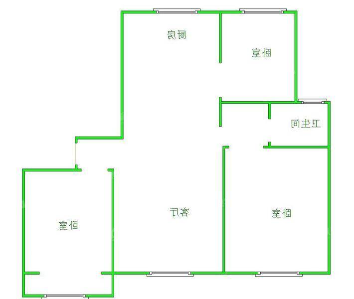 海韵小区北区3室2厅1卫102㎡