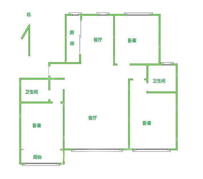 天成熙园三期3室2厅2卫116㎡