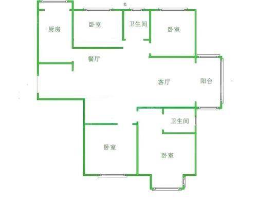 嘉禾一方二期4室2厅2卫155㎡