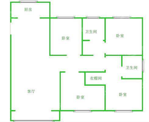 保利拉菲公馆3室2厅2卫141㎡