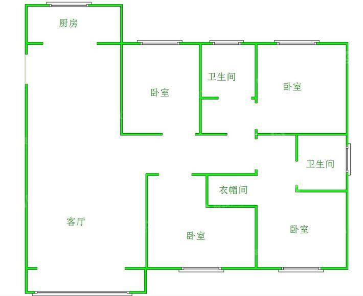 保利拉菲公馆3室2厅2卫141㎡