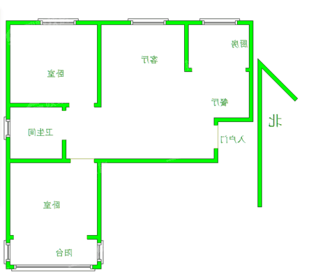 东方世纪城西区2室2厅1卫97㎡