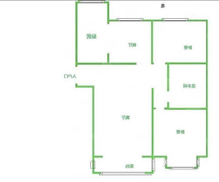 御河新城东区2室2厅1卫104㎡