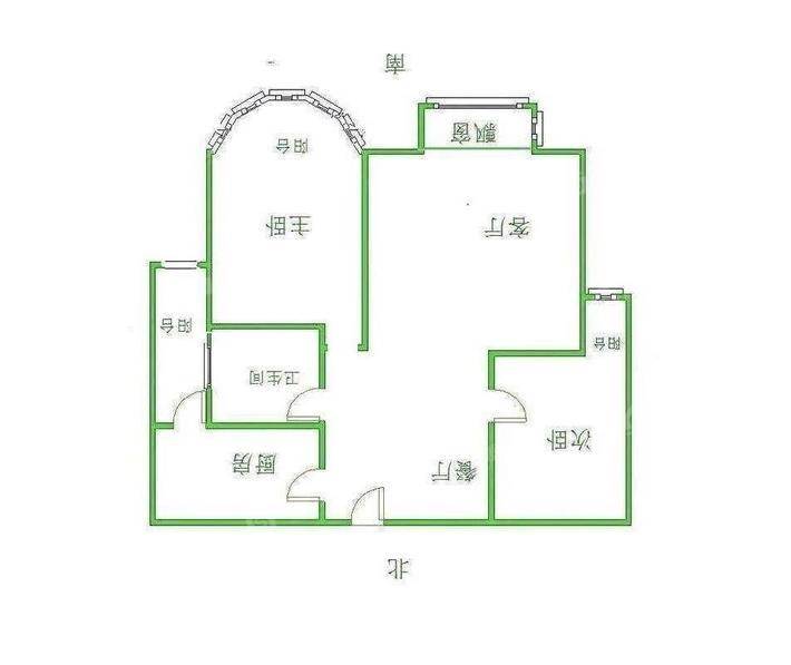 贻成御景国际2室1厅1卫99㎡