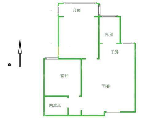 百合世嘉2室1厅1卫86㎡