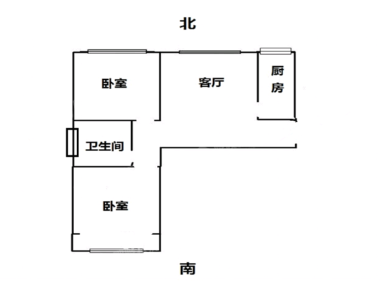 众和凤凰城2室2厅1卫84㎡