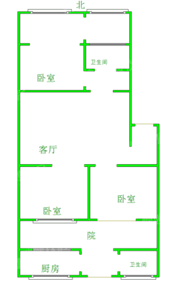 沧州供电公司炮团小区3室2厅1卫101㎡