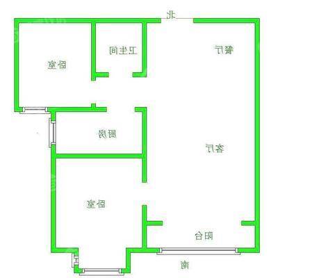 凤凰城（C区）2室2厅1卫82㎡