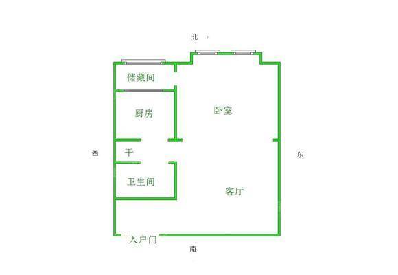 恒顺世纪中心1室1厅1卫63㎡