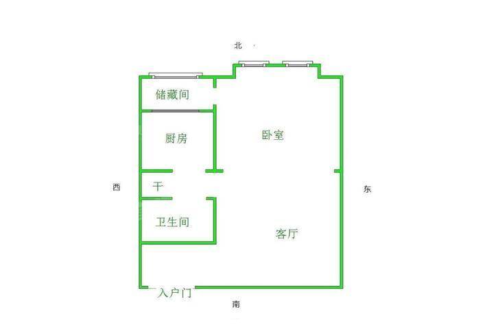 恒顺世纪中心1室1厅1卫63㎡