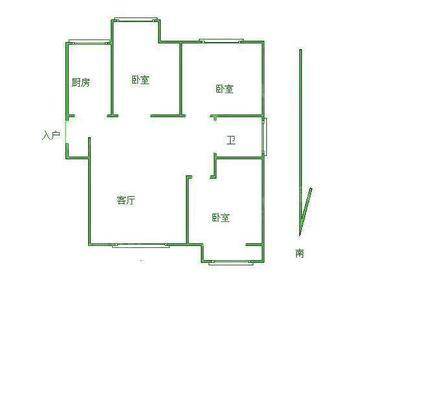 阿尔卡迪亚锦绣天地A区3室2厅1卫90㎡